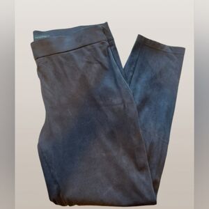 Black Suede Leggings - Ann Taylor